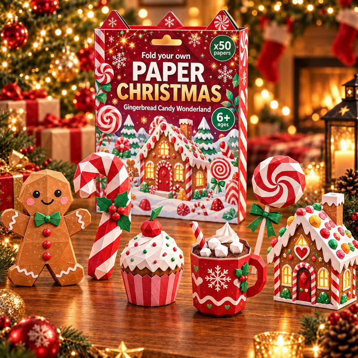 🎄Kit di lavoretti natalizi in carta – 250 fogli, 5 temi festosi per creare la magia di Natale in famiglia🌟