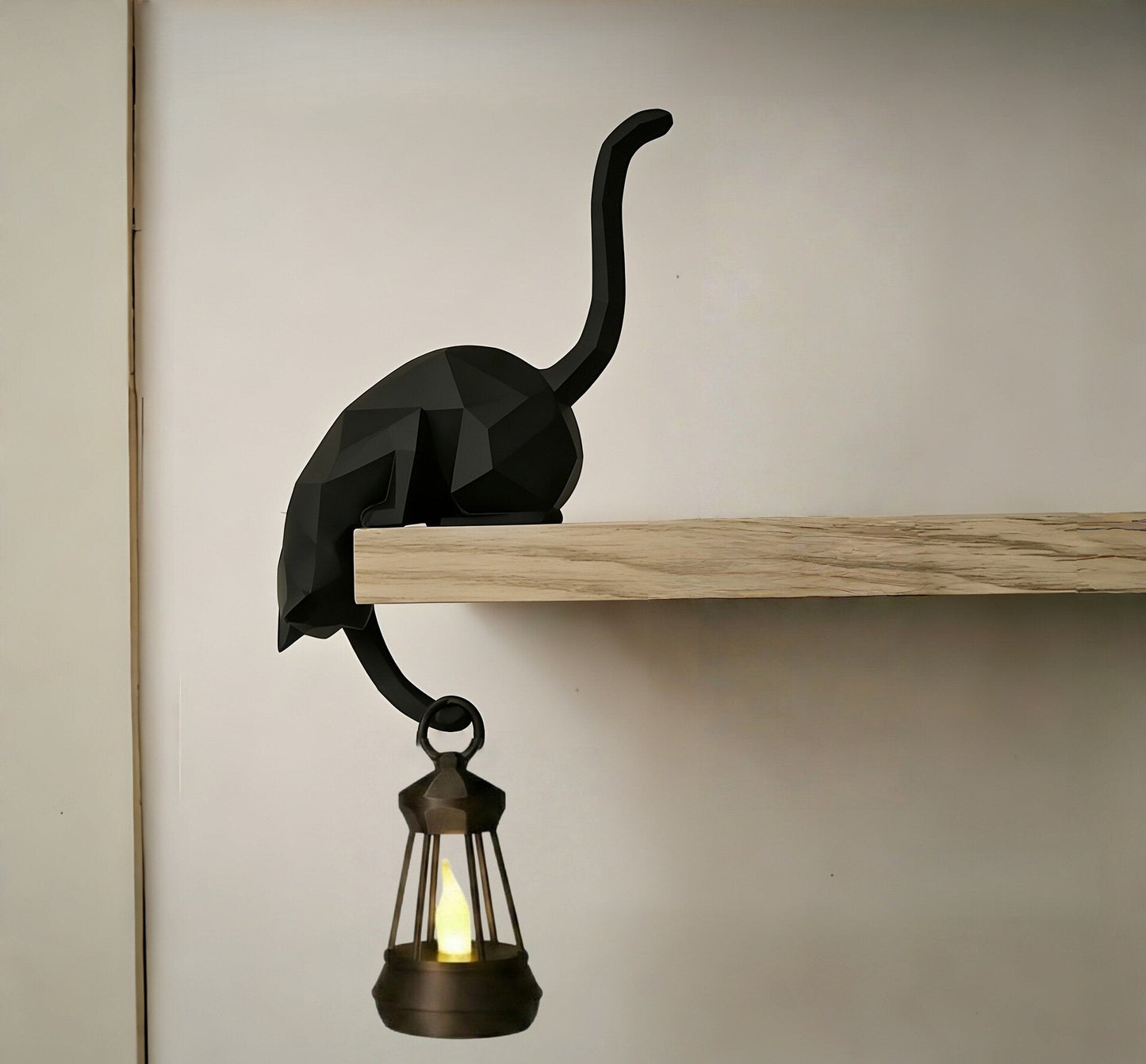 🐈Gancio da Mensola a Forma di Gatto – Pratico, Elegante e Senza Forare il Muro! 🐾✨
