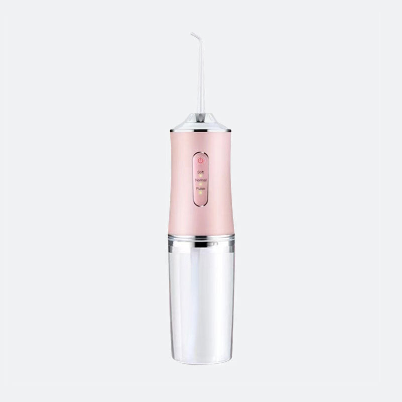 💦 Powerful water spray anytime, anywhere—a portable water flosser that easily fits in your backpack! 🎒🚗