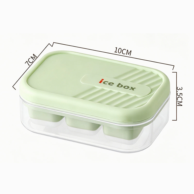 🎁OFFERTA 1+1 GRATIS! 🧊Cubetti di ghiaccio perfetti, senza sforzo--Mini vassoio per cubetti di ghiaccio – 6 scomparti