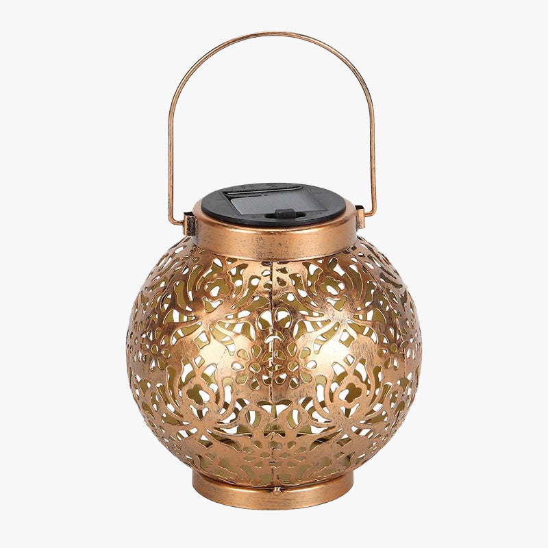 ✨ Trasforma il tuo giardino in un magico paese delle meraviglie! 🌙 Luci solari a motivi cavi 🏮