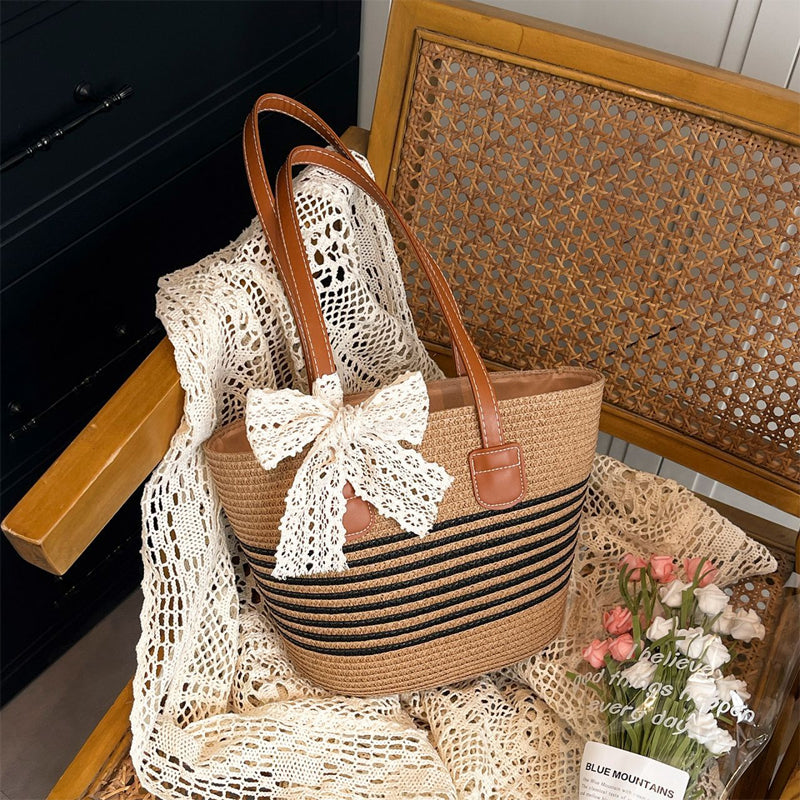 ☀️Eleganza estiva senza tempo, intrecciata con materiali naturali: borsa estiva boho tessuta a mano🌊