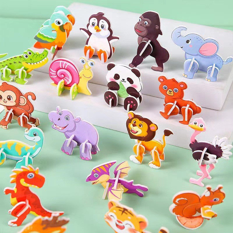 🦋 Esplora la natura con i puzzle 3D! 🐞✨