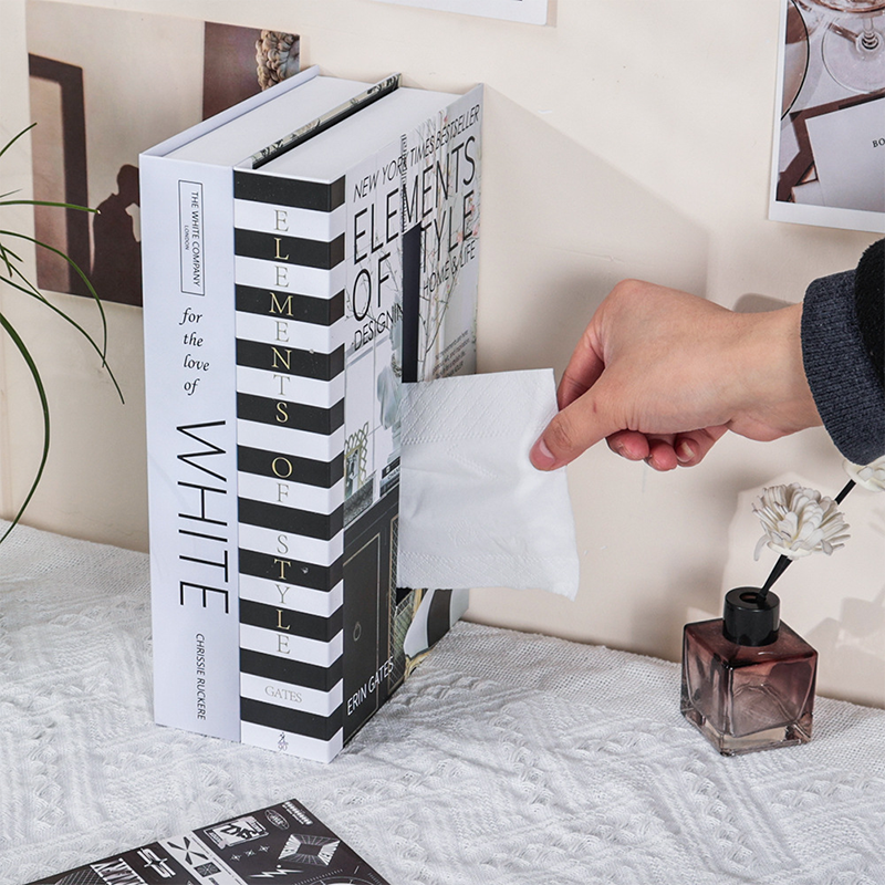 ✨ Un tocco di classe per la tua casa! 📚-Scatola di fazzoletti creativa a forma di libro finto📚