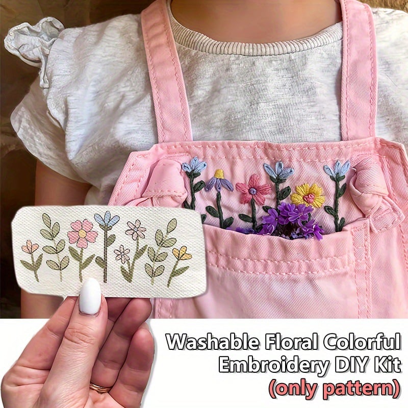 🌸Schemi di ricamo con linee e bordi floreali (acquista 1 e ricevi 1 gratis) – Ricamo a punto croce per principianti🌸