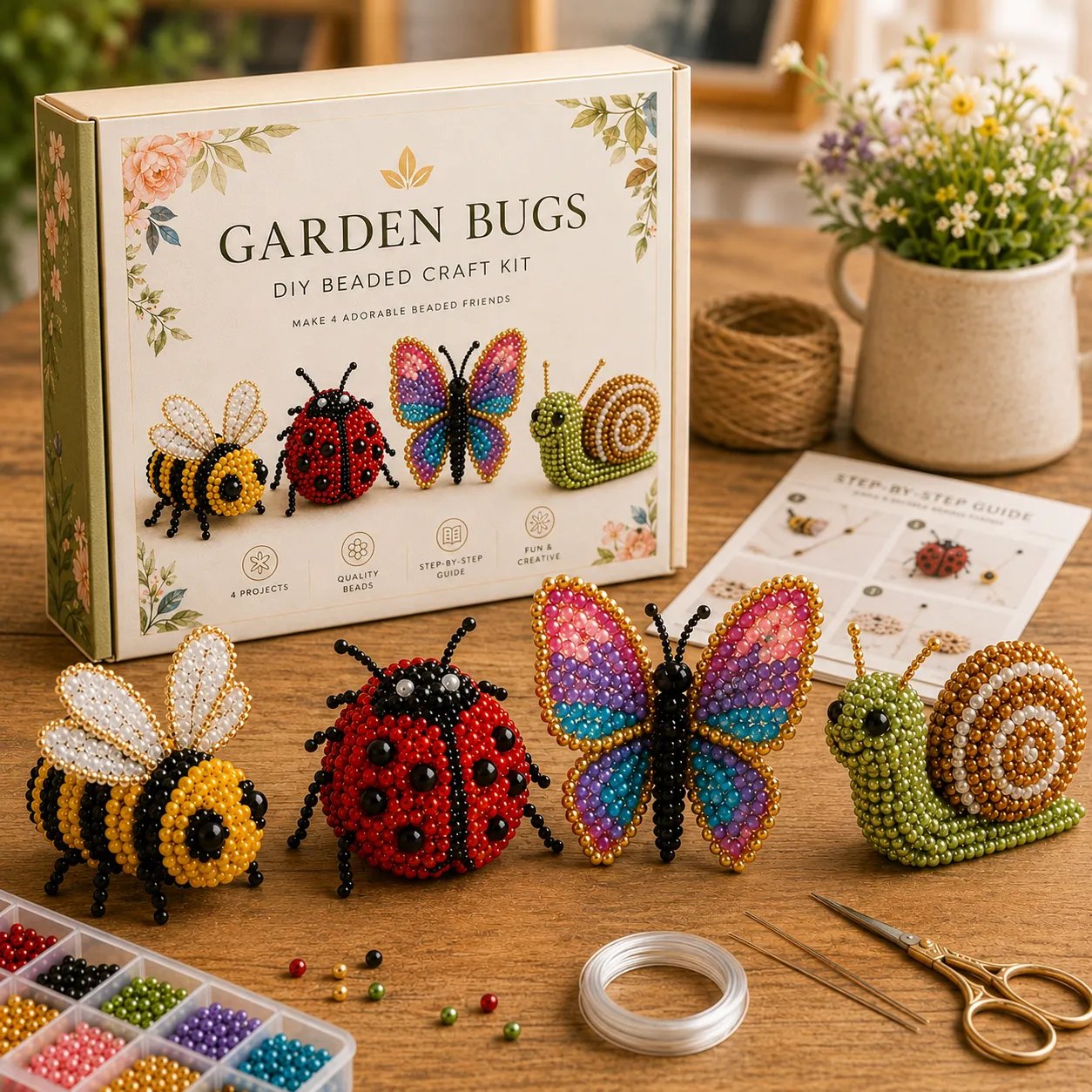 💸Riduzione di prezzo a tempo limitato🐦Il tuo nuovo hobby preferito è arrivato! -- Kit fai da te per creare piccoli animali 3D con perline