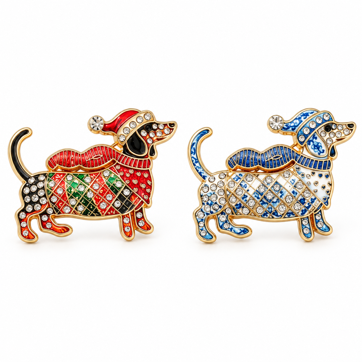 🐶 Spilla a forma di bassotto in edizione limitata | Simpatica spilla "cane salsiccia"