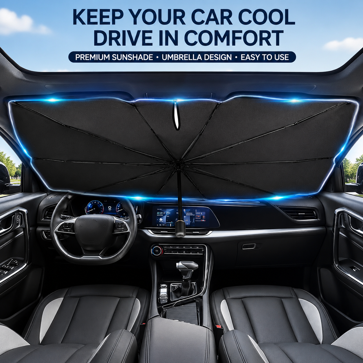 🏆Sconto del 40%!! 💕Parasole per parabrezza auto☀️
