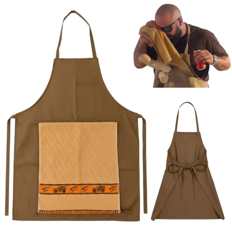 🔥 Grembiule “Head Chef” — Il regalo per barbecue che non ti aspetti