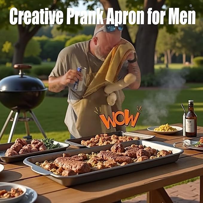 🔥 Grembiule “Head Chef” — Il regalo per barbecue che non ti aspetti