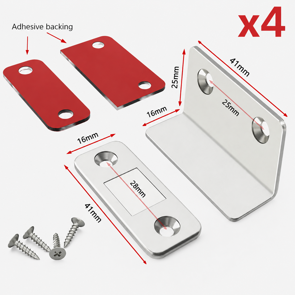 🧲 Chiusura magnetica ultra sottile: viti e adesivo inclusi per un'installazione a tua scelta! ✨