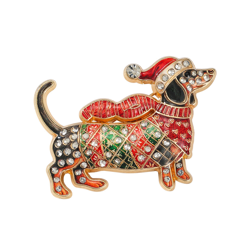 🐶 Spilla a forma di bassotto in edizione limitata | Simpatica spilla "cane salsiccia"