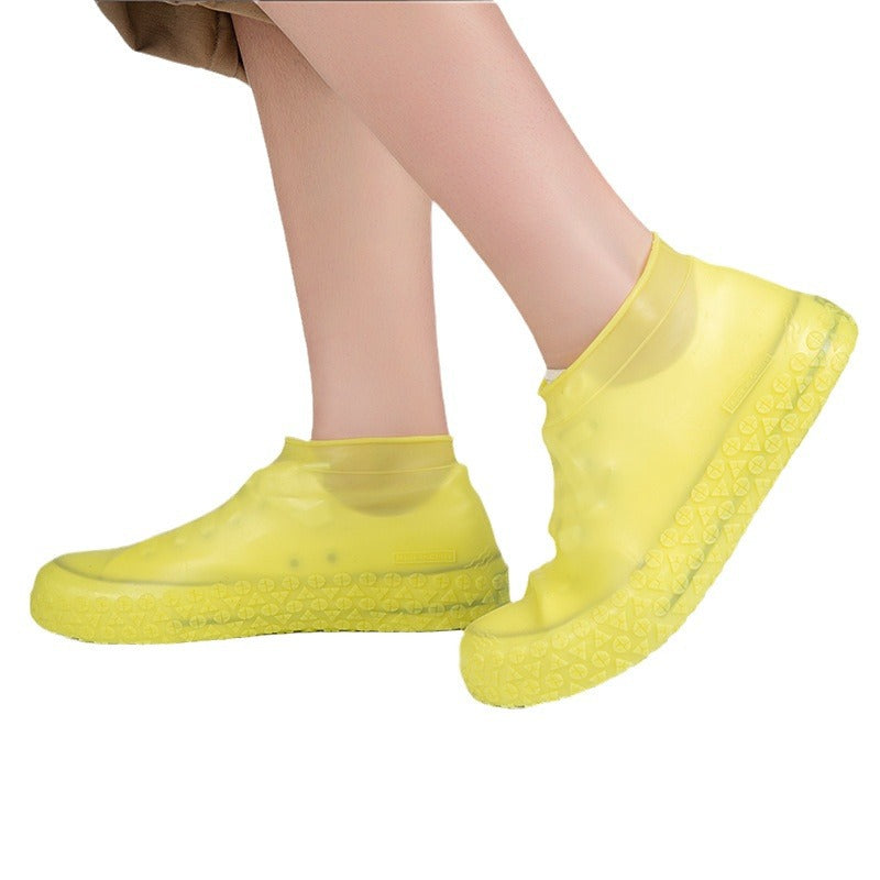 👟💧 Copriscarpe impermeabili rinforzati--resta asciutto e sicuro su strade bagnate e fangose