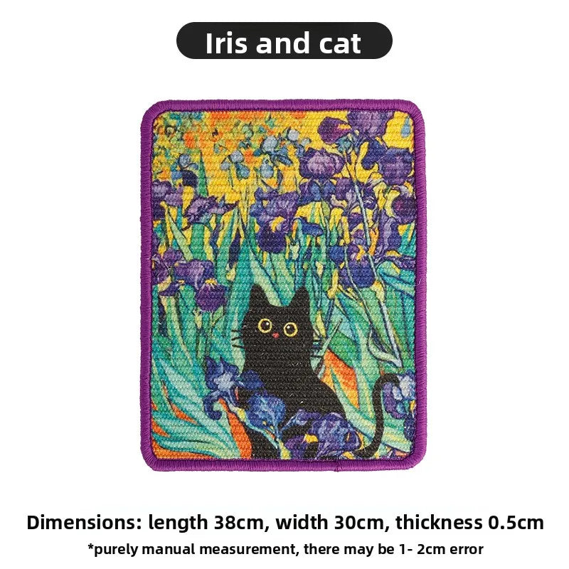🐱 Tiragraffi da parete dal design artistico | Tappetino salvaspazio