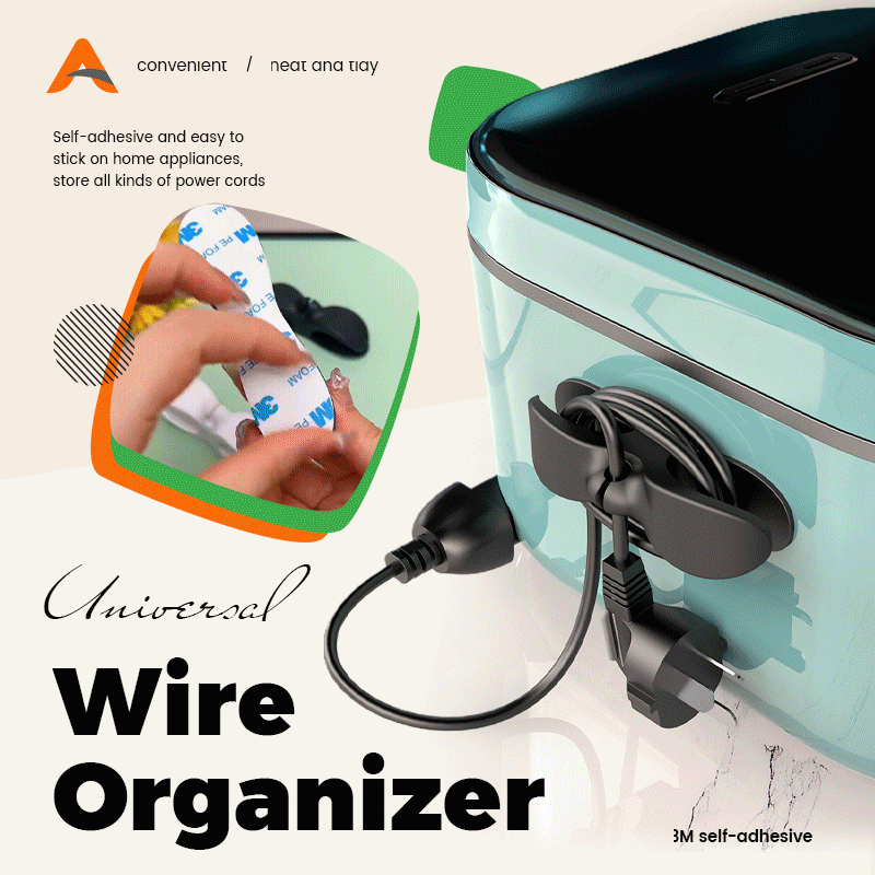 Organizzatore di cavi universal--Organizza il tuo spazio con un semplice tocco ✨🖥️