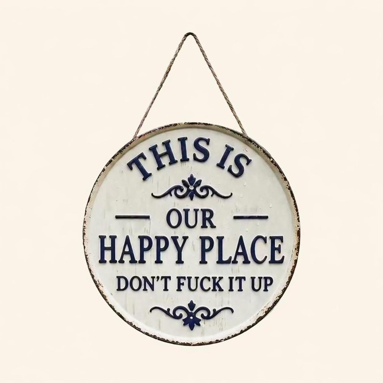 “This Is My Happy Place” &“This Is Our Happy Place”Door Sign--L'accento perfetto per il tuo ingresso. 🌟