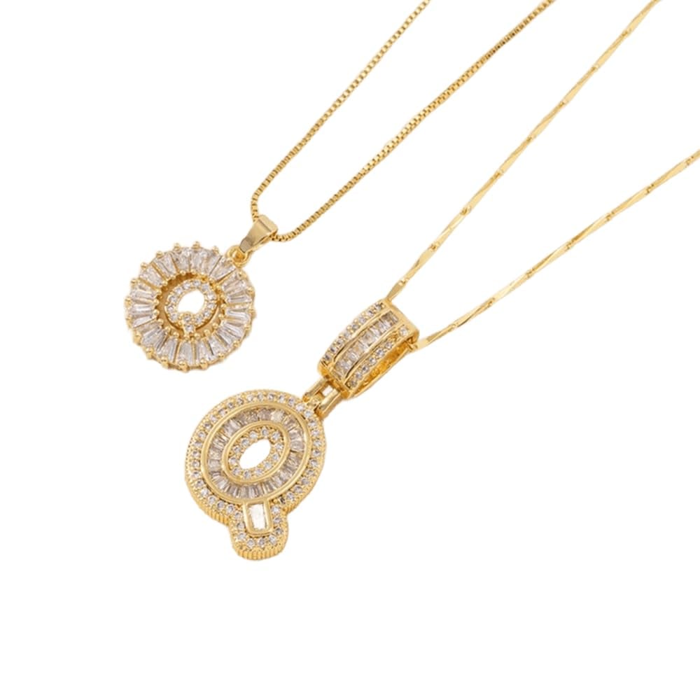 🎁Offerta di Capodanno, sconto del 50%💖 Set di 2 ciondoli con letter