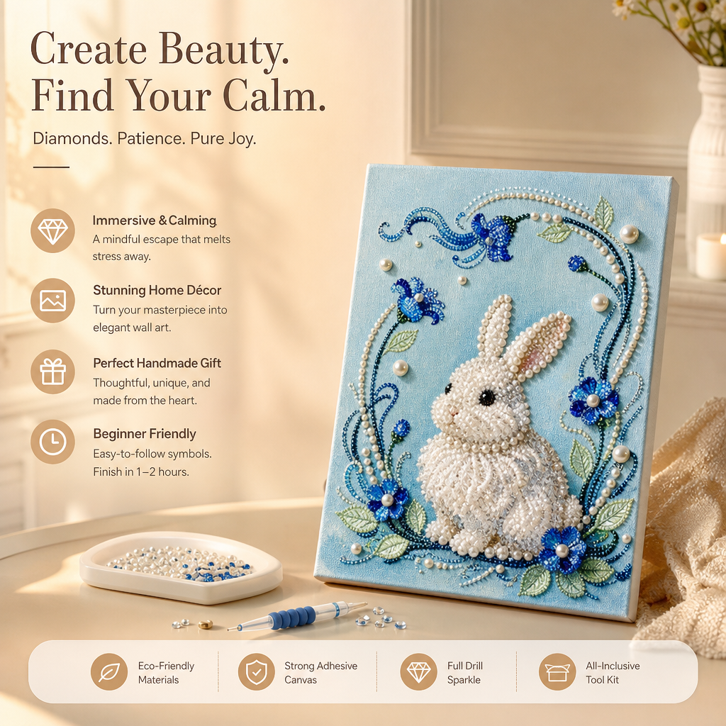 🎨 Spegni il rumore. Scatena la meraviglia ✨ Kit fai da te per decorazioni con perle