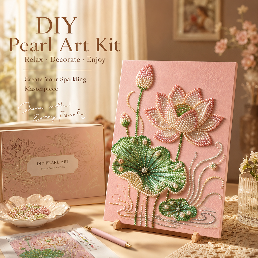 🎨 Spegni il rumore. Scatena la meraviglia ✨ Kit fai da te per decorazioni con perle