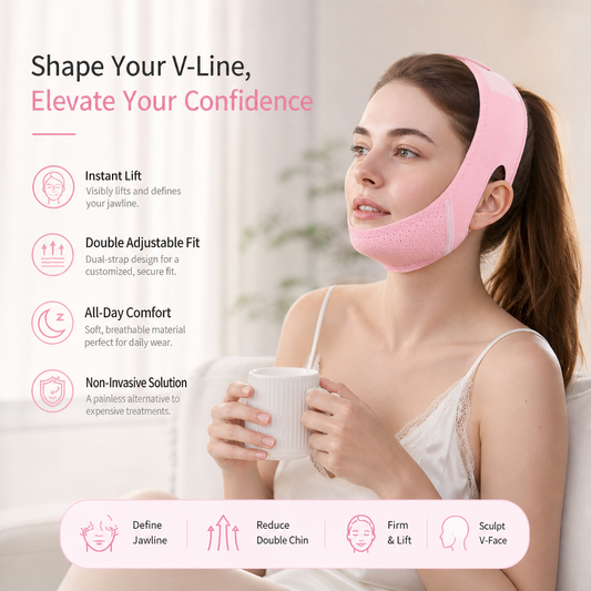 ✨ Scolpisci facilmente un viso sodo a forma di V💫CINTURINO V-LINE PER IL VISO EFFETTO LIFTING