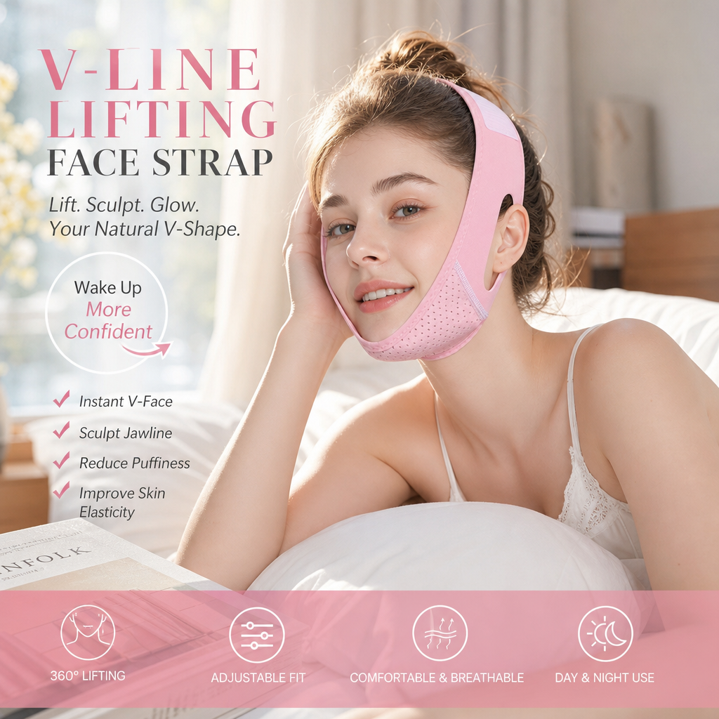 ✨ Scolpisci facilmente un viso sodo a forma di V💫CINTURINO V-LINE PER IL VISO EFFETTO LIFTING