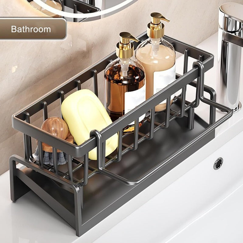 🧽Cancella una volta per tutte il caos delle spugne bagnate sul lavello! 🛑Organizer multifunzionale per lavello