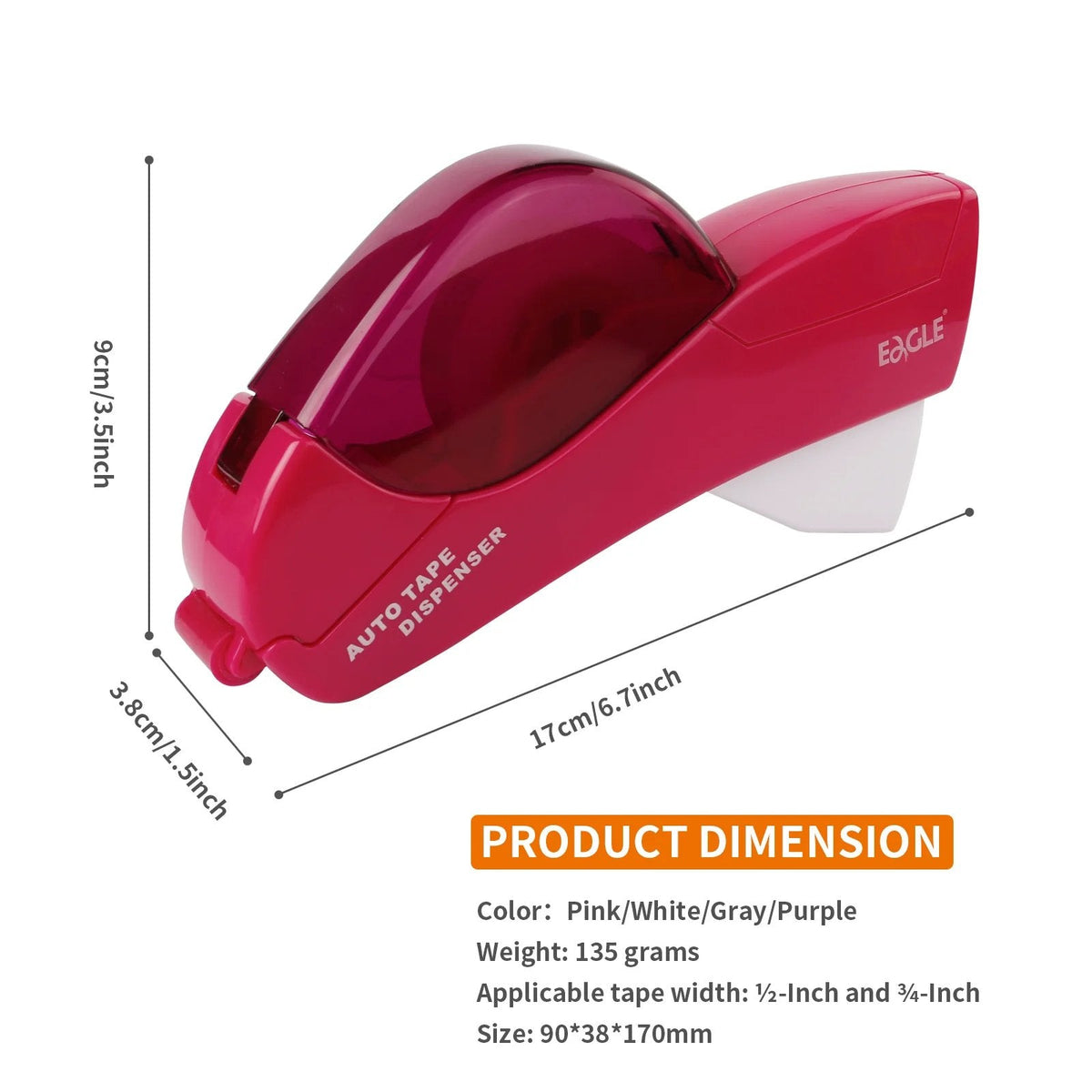 ✂️📦 Dispenser automatico per nastro adesivo – Imballa con una sola mano!