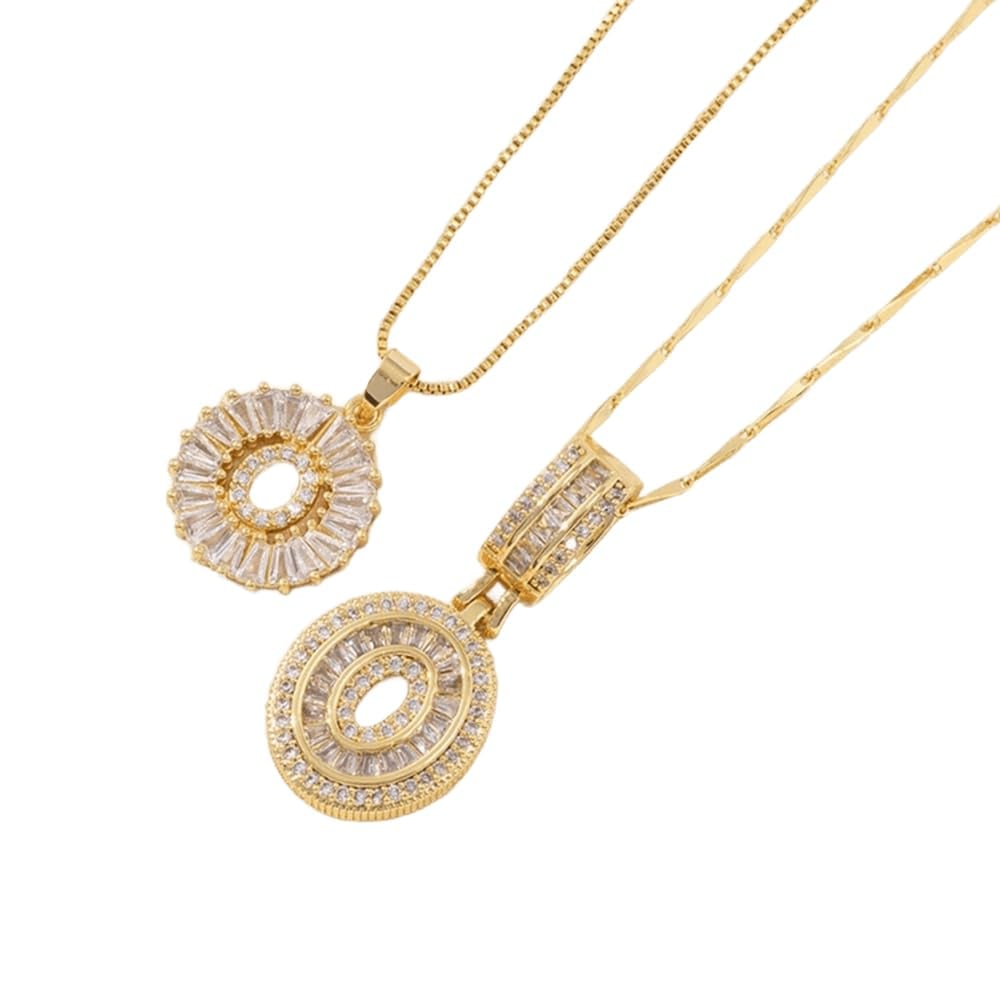 🎁Offerta di Capodanno, sconto del 50%💖 Set di 2 ciondoli con letter