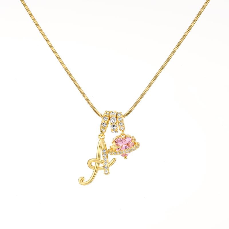 💖Sconto illimitato del 50%✨Collana con ciondolo a tre strati con lettere dalla A alla Z