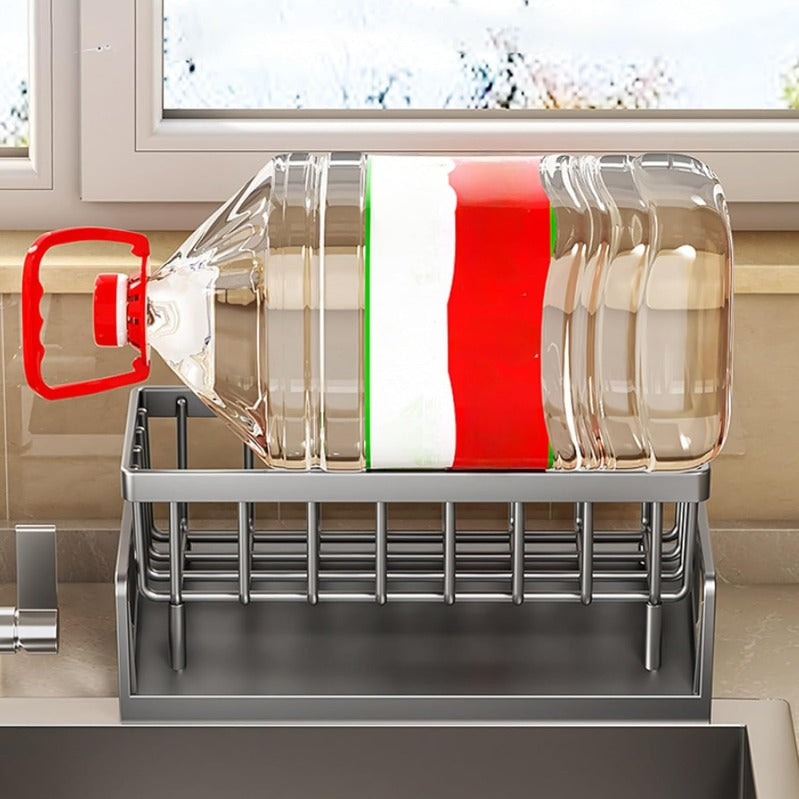 🧽Cancella una volta per tutte il caos delle spugne bagnate sul lavello! 🛑Organizer multifunzionale per lavello