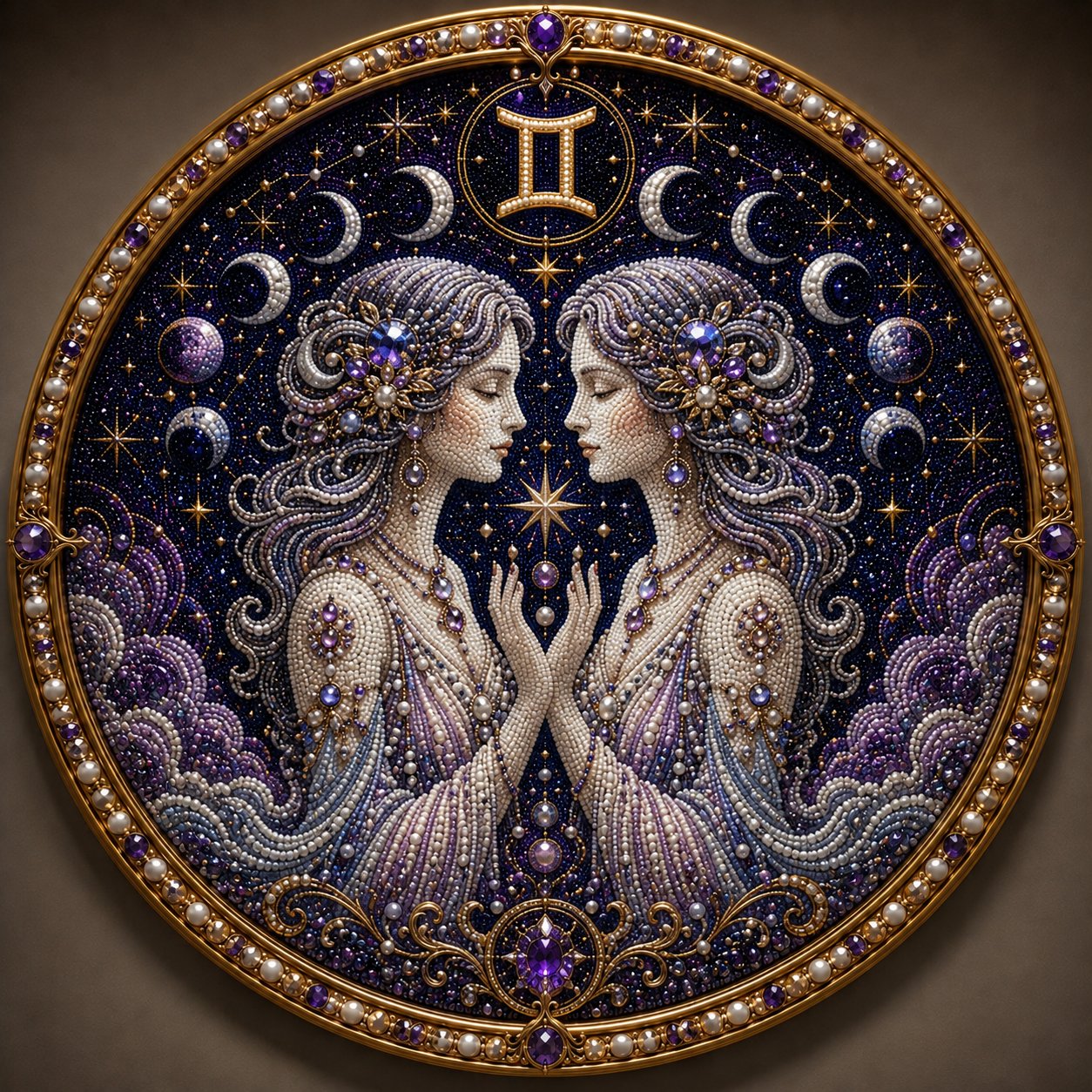 🔥 Kit per decorare con perle i 12 segni zodiacali ♈🌙