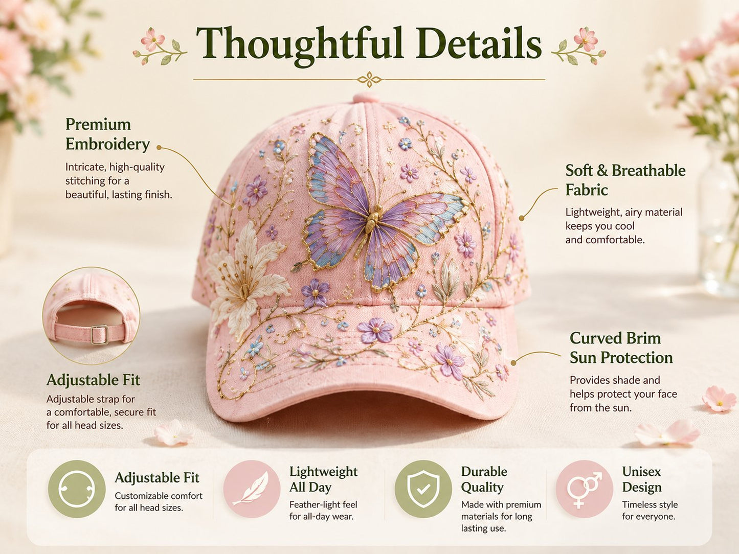 🏆Offerta a tempo limitato🌿 Cappello Garden Dawn (✨Edizione limitata 2026)