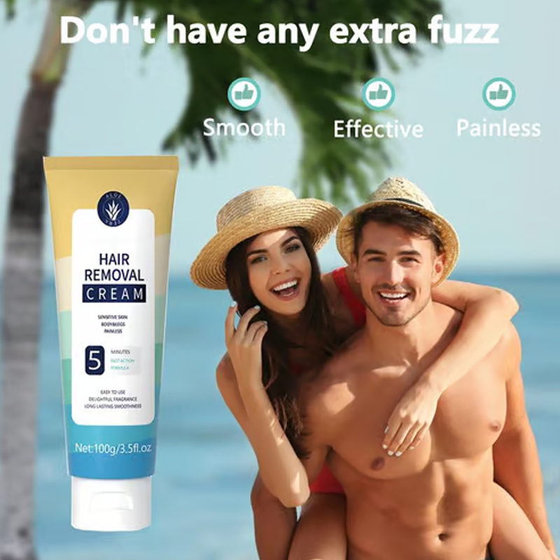 🔥Crema depilatoria indolore per tutto il corpo, per uomo e donna – Delicata su tutte le zone del corpo