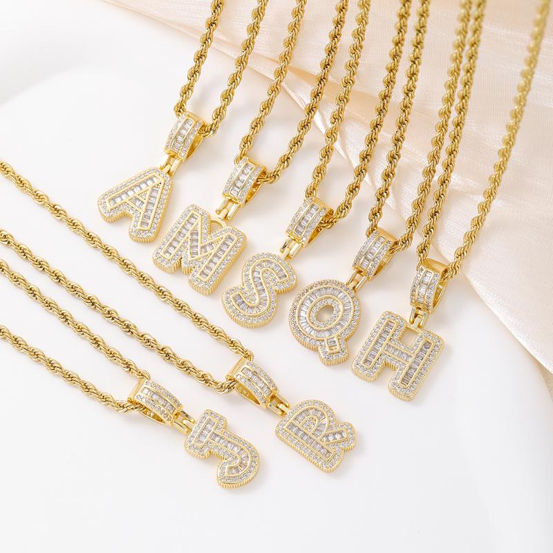 🎁Offerta di Capodanno, sconto del 50%💖 Set di 2 ciondoli con letter