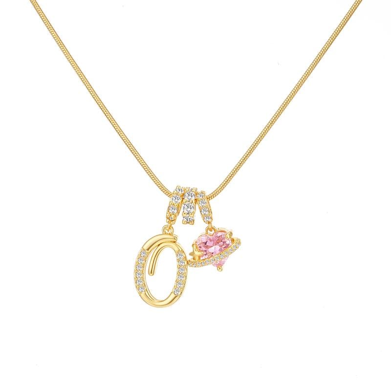 💖Sconto illimitato del 50%✨Collana con ciondolo a tre strati con lettere dalla A alla Z
