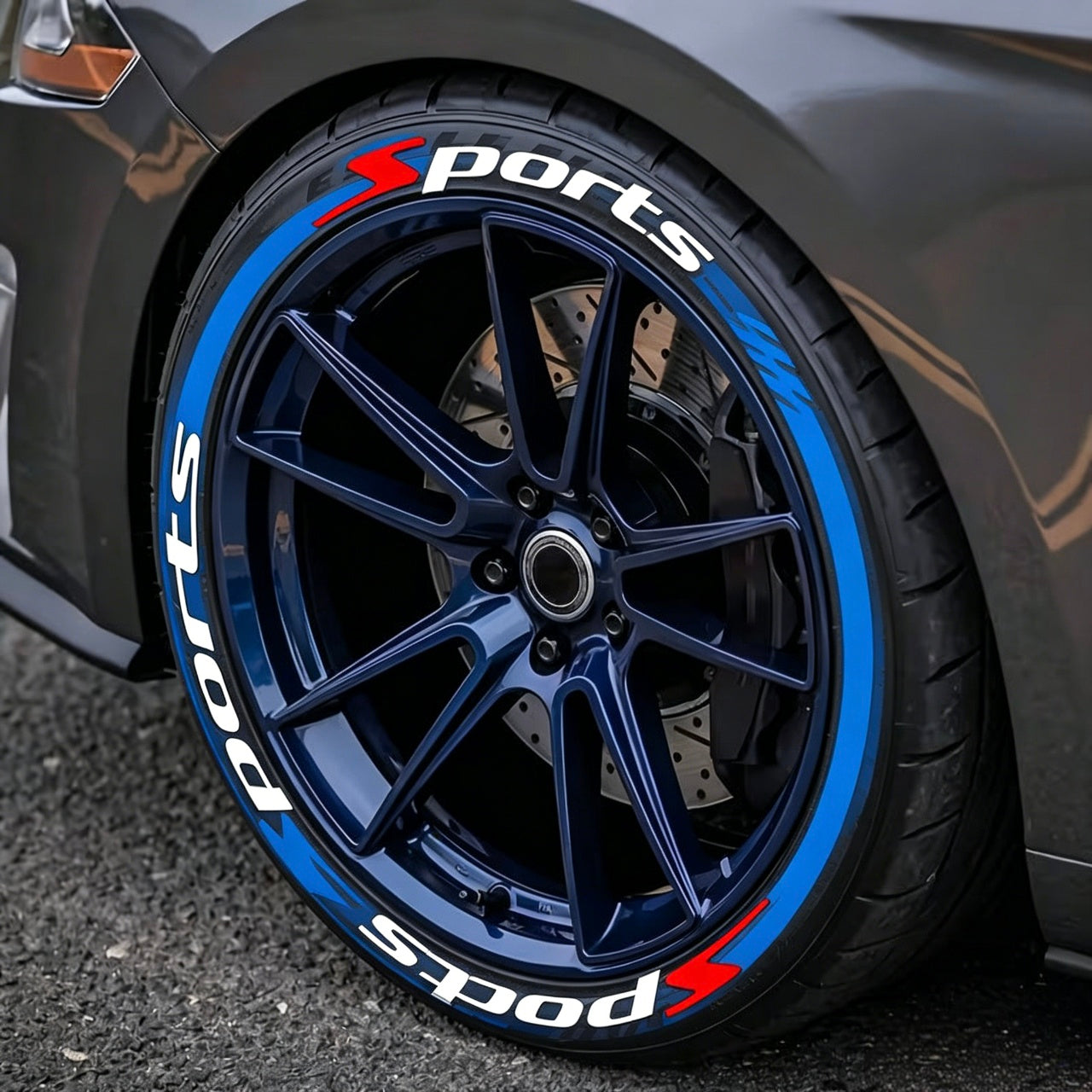 🏎️ 4 adesivi 3D per pneumatici: decalcomanie universali impermeabili per fianchi di ruote! 🔥