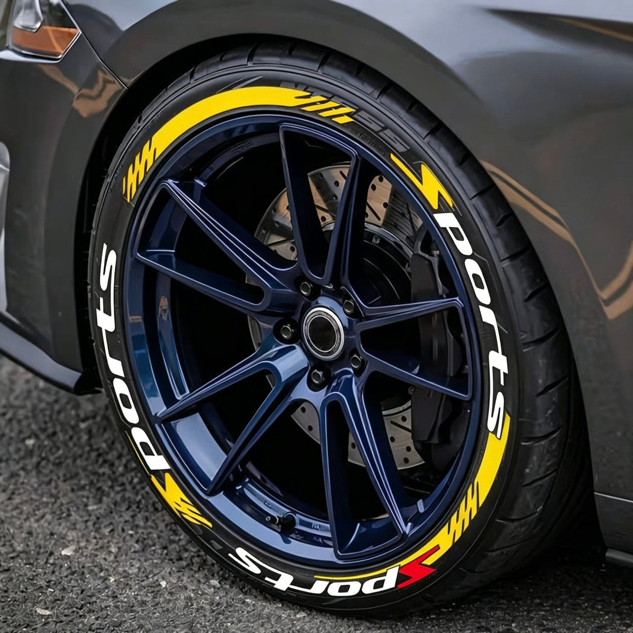 🏎️ 4 adesivi 3D per pneumatici: decalcomanie universali impermeabili per fianchi di ruote! 🔥