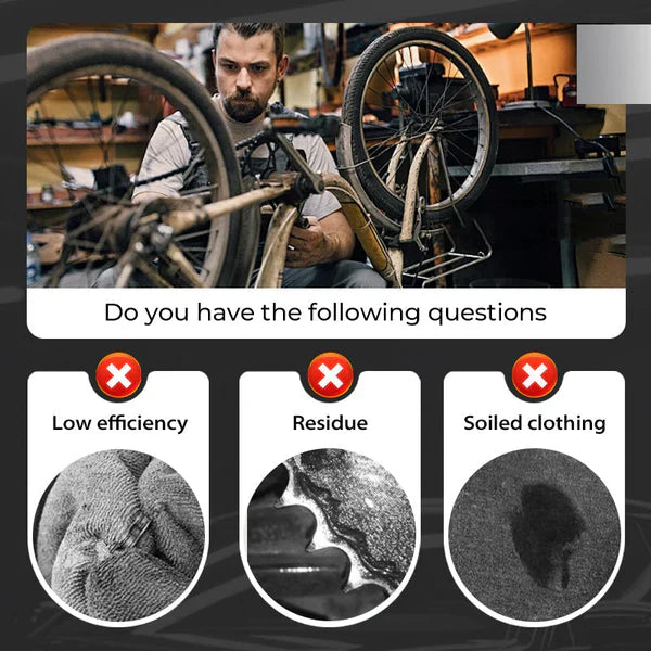 🚴‍♀️ Kit per la pulizia profonda della catena della bicicletta - Testina con spazzola riutilizzabile integrata 🔧💦