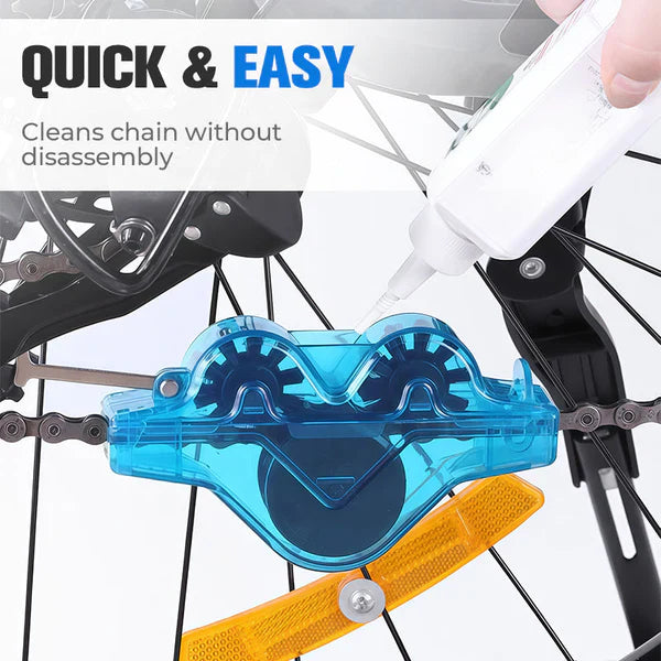 🚴‍♀️ Kit per la pulizia profonda della catena della bicicletta - Testina con spazzola riutilizzabile integrata 🔧💦