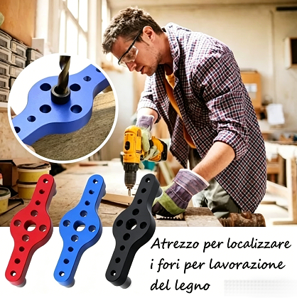 Mai più fori storti! La dima autocentrante definitiva per tasselli 📐✨
