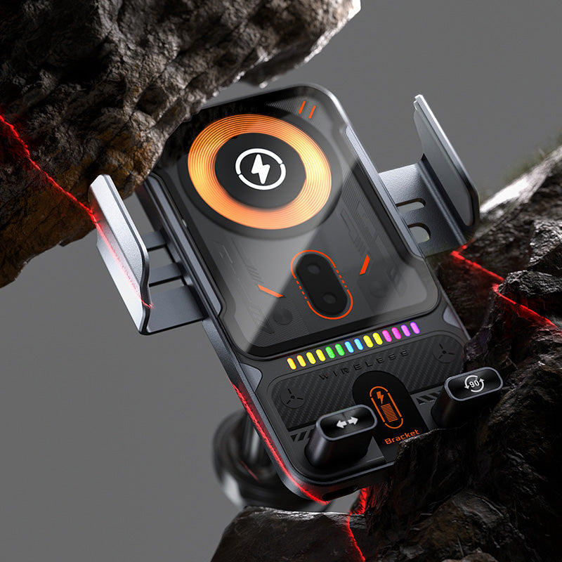 🔥OFFERTA SPECIALE 50% DI SCONTO🎁⚡Oltre 50.000 unità vendute! 📱Supporto girevole per auto 2 in 1 e caricabatterie wireless intelligente⚡