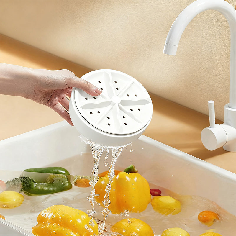【【OFFERTA A TEMPO LIMITATO!🔥 SCONTO DEL 49%!】Tecnologia SwirlClean avanzata | Lavatrice per frutta e verdur