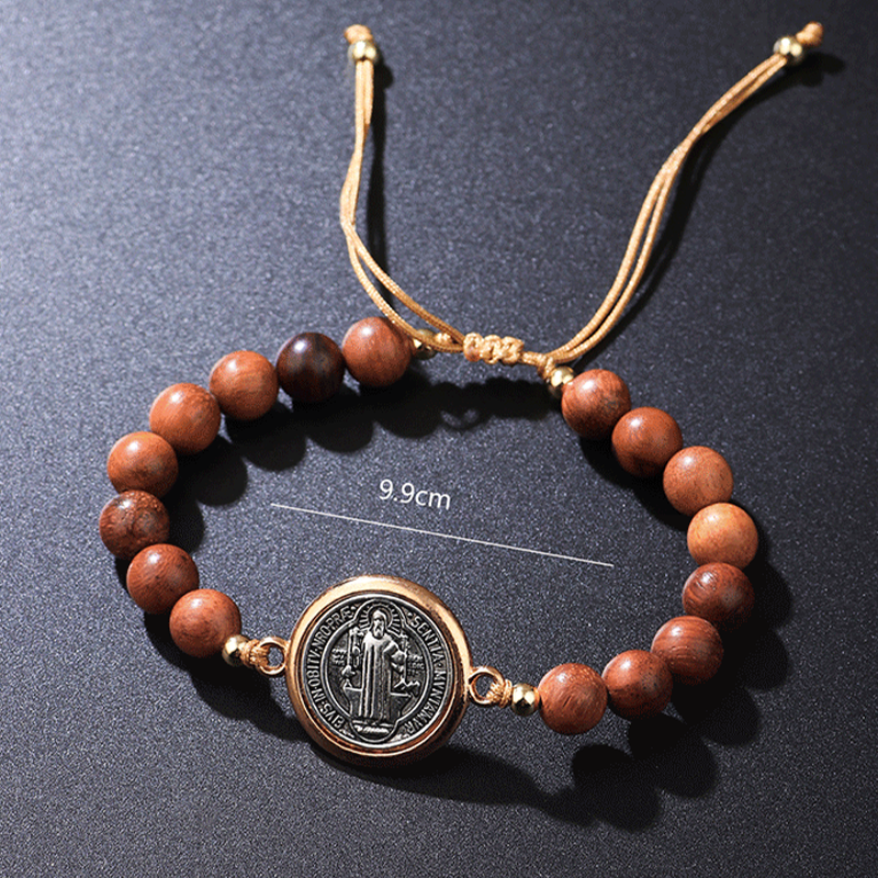 ✨Bracciale regolabile di San Benedetto🎁 Adatto sia a uomini che a donne