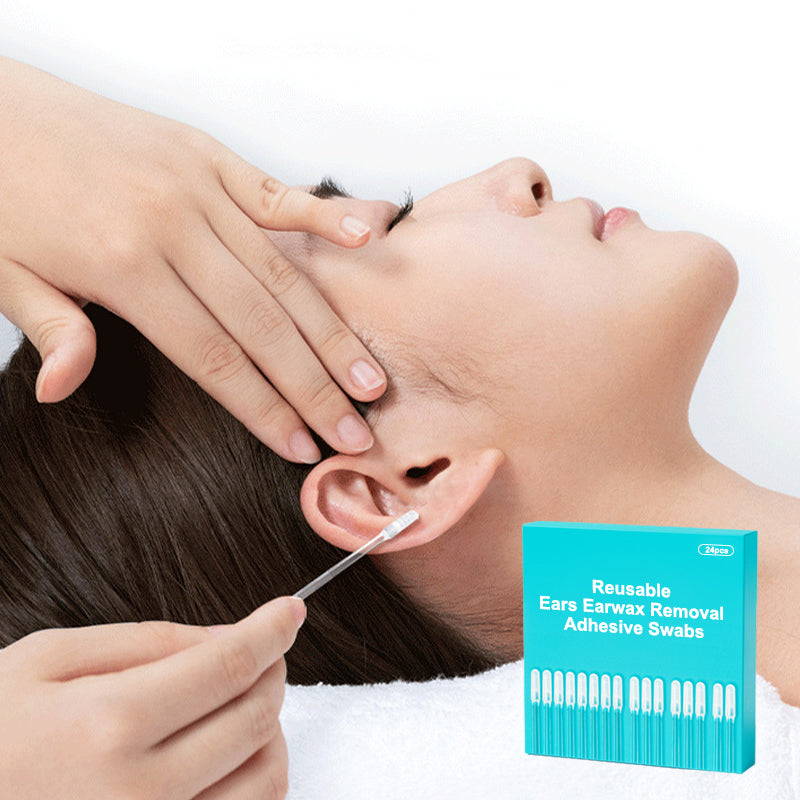 ✨👂 Bastoncino adesivo riutilizzabile per la pulizia dei condotti uditiv