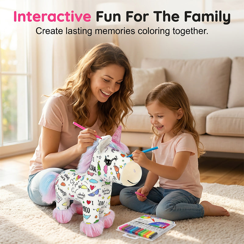 ✨ Il regalo creativo perfetto per i bambini!Set Artistico Giocattolo Lavabile con Pennarelli Inclusi per Bambini Creativi
