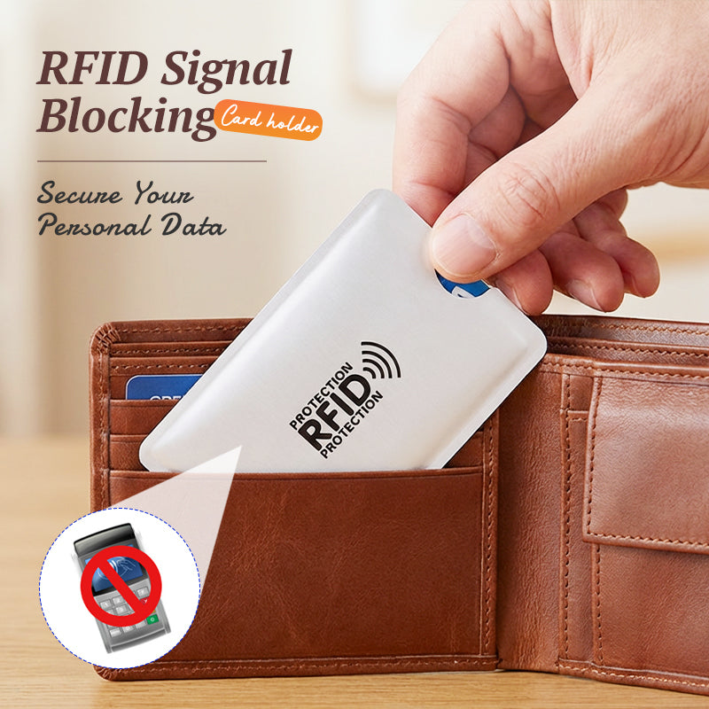 🚨 Custodia per carte RFID: blocca gli scanner e protegge i tuoi dati💳❌