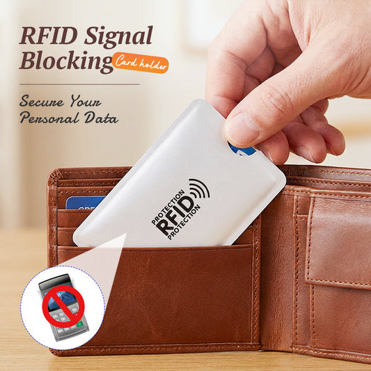 🚨 Custodia per carte RFID: blocca gli scanner e protegge i tuoi dati💳❌