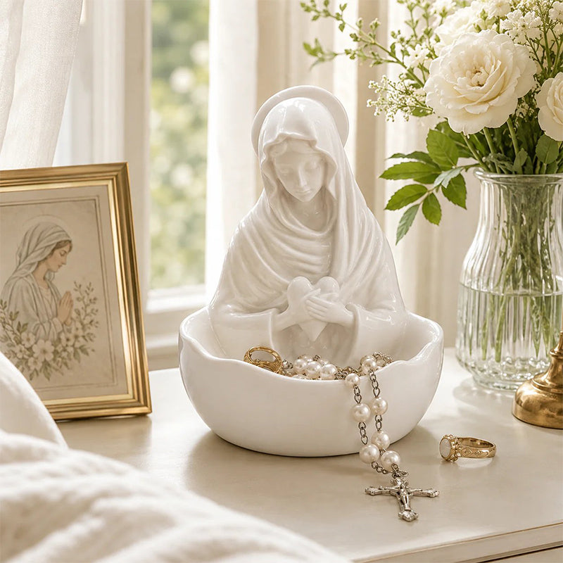 ✨🏛 Plateau à bijoux de bureau en résine de qualité supérieure : Ajoutez une touche de glamour à votre coiffeuse ! ✨🧕